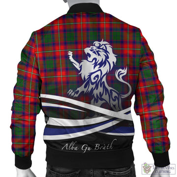 Wauchope Tartan Bomber Jacket with Alba Gu Brath Regal Lion Emblem - Tartan Vibes Clothing