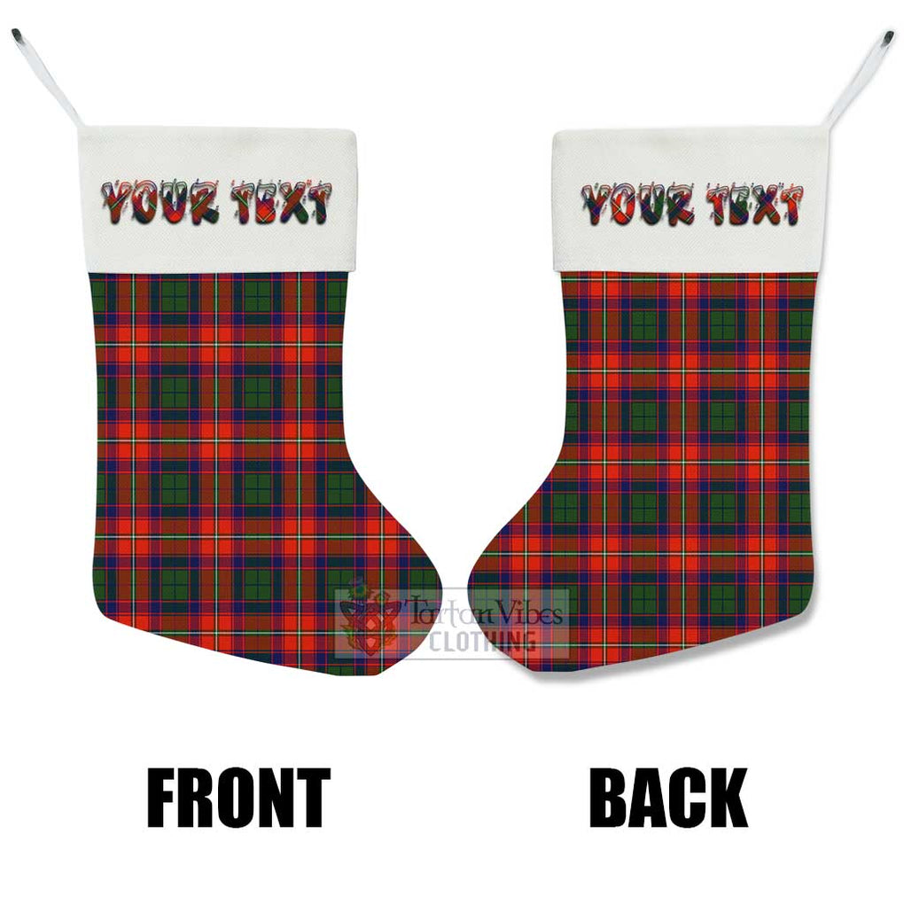 Wauchope Tartan Christmas Stocking with Personalized Text - Tartan Vibes Clothing