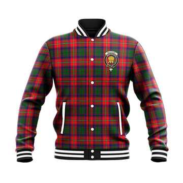 Wauchope Tartan Baseball Jacket with Family Crest