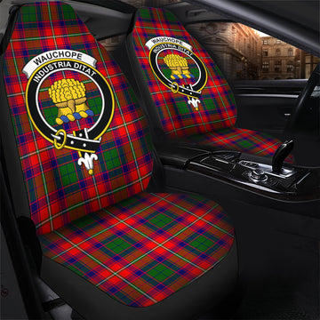 Wauchope Tartan Car Seat Cover with Family Crest - Tartan Vibes Clothing