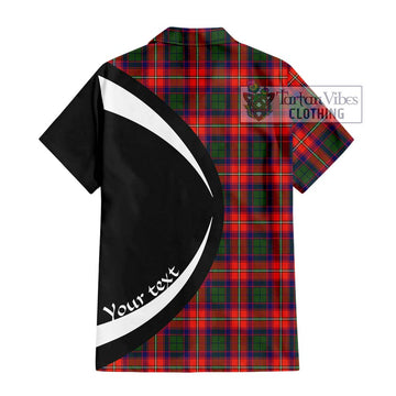 Wauchope Tartan Hawaiian Shirt with Family Crest Circle Style - Tartan Vibes Clothing
