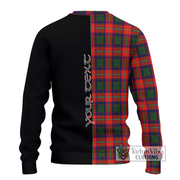 Wauchope Tartan Ugly Sweater with Family Crest and Half Of Me Style - Tartan Vibes Clothing