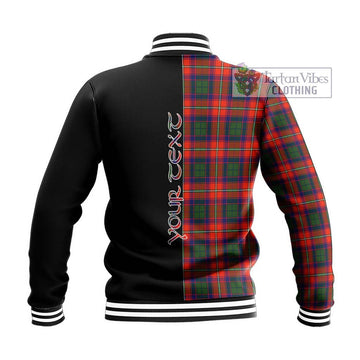 Wauchope Tartan Baseball Jacket with Family Crest and Half Of Me Style - Tartan Vibes Clothing
