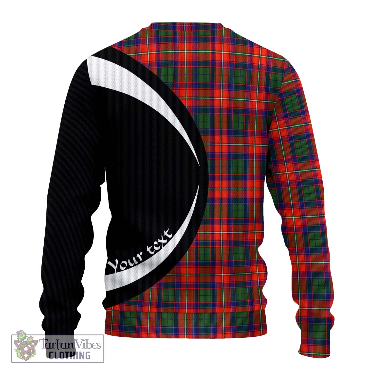Wauchope Tartan Ugly Sweater with Family Crest Circle Style - Tartan Vibes Clothing