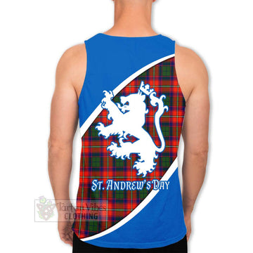 Wauchope Family Crest Tartan Men's Tank Top Celebrate Saint Andrew's Day in Style - Tartan Vibes Clothing