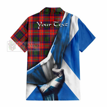 Wauchope Tartan Hawaiian Shirt with Family Crest Scotland Patriotic Style - Tartan Vibes Clothing
