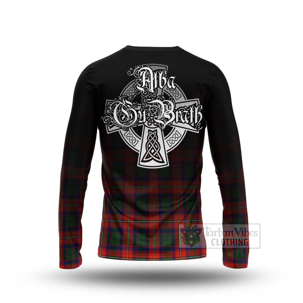 Wauchope Tartan Long Sleeve T-Shirt Featuring Alba Gu Brath Family Crest Celtic Inspired - Tartan Vibes Clothing