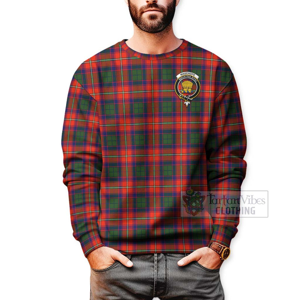 Wauchope Tartan Sweatshirt with Family Crest Celtic Skull Style - Tartan Vibes Clothing