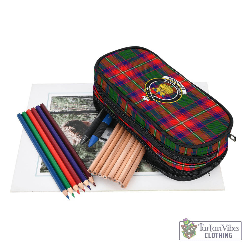 Wauchope Tartan Pen and Pencil Case with Family Crest - Tartan Vibes Clothing