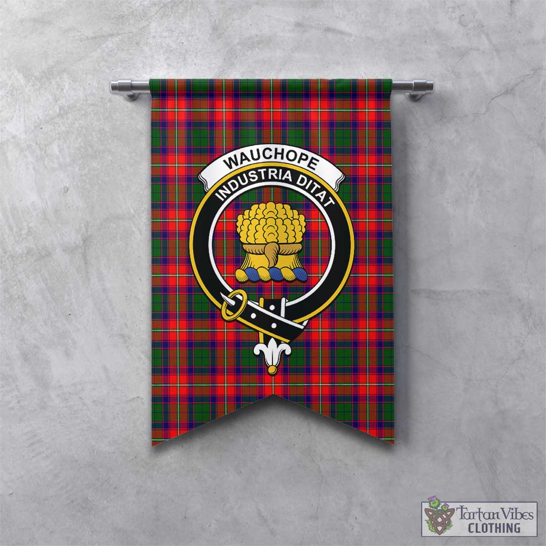 Wauchope (or Waugh) Tartan Crest 2D T-shirt - Blood Runs Through My Veins Style