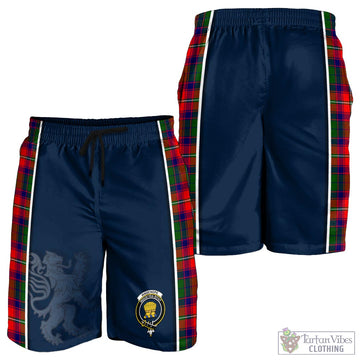 Wauchope Tartan Men's Shorts with Family Crest and Lion Rampant Vibes Sport Style - Tartan Vibes Clothing