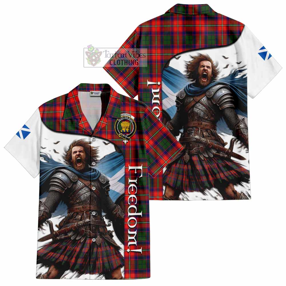 Wauchope Crest Tartan Hawaiian Shirt Inspired by the Freedom of Scottish Warrior - Tartan Vibes Clothing