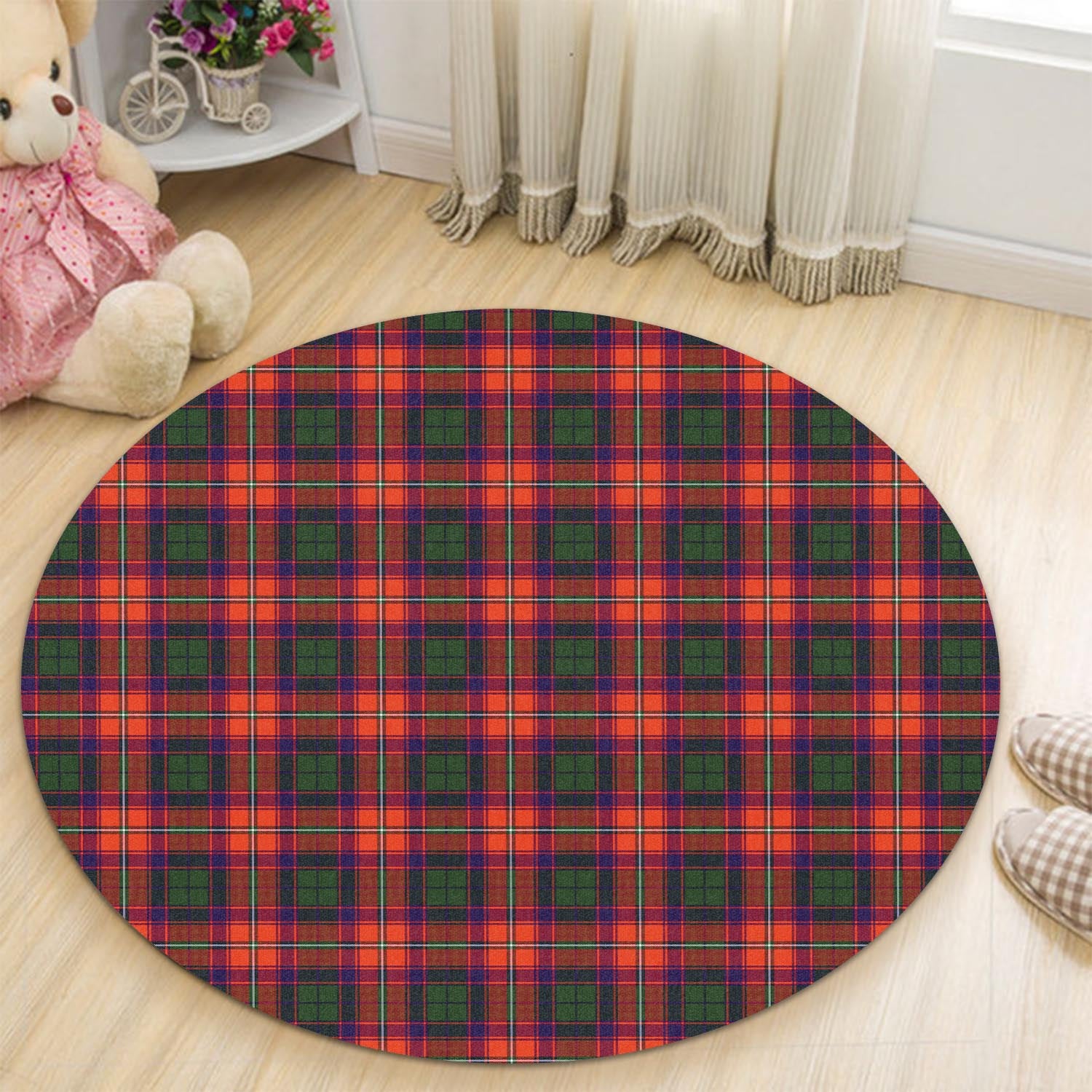 Wauchope Tartan Round Rug - Tartan Vibes Clothing