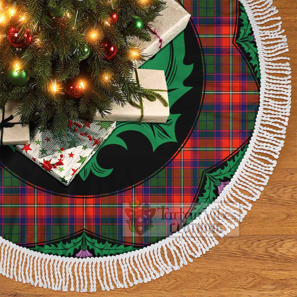 Wauchope Tartan Christmas Tree Skirt Scottish Thistle Style - Tartan Vibes Clothing