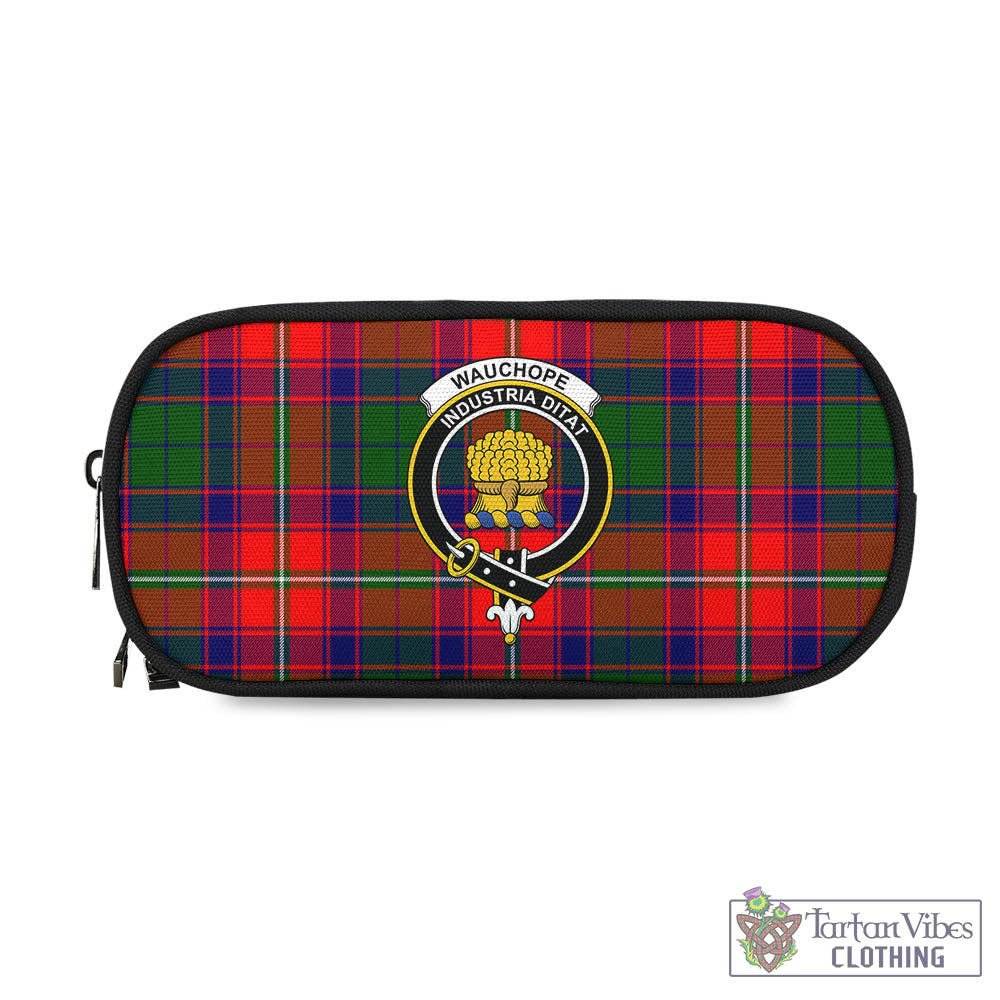 Wauchope Tartan Pen and Pencil Case with Family Crest - Tartan Vibes Clothing