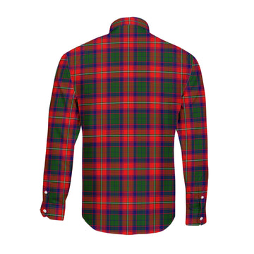 Wauchope Tartan Long Sleeve Button Up Shirt with Family Crest - Tartan Vibes Clothing