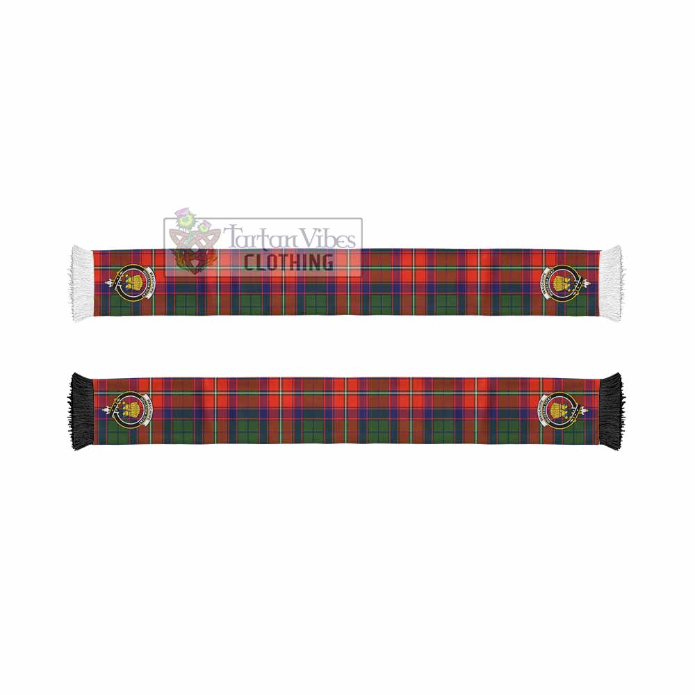 Wauchope Tartan Ruffneck Scarf with Family Crest - Tartan Vibes Clothing