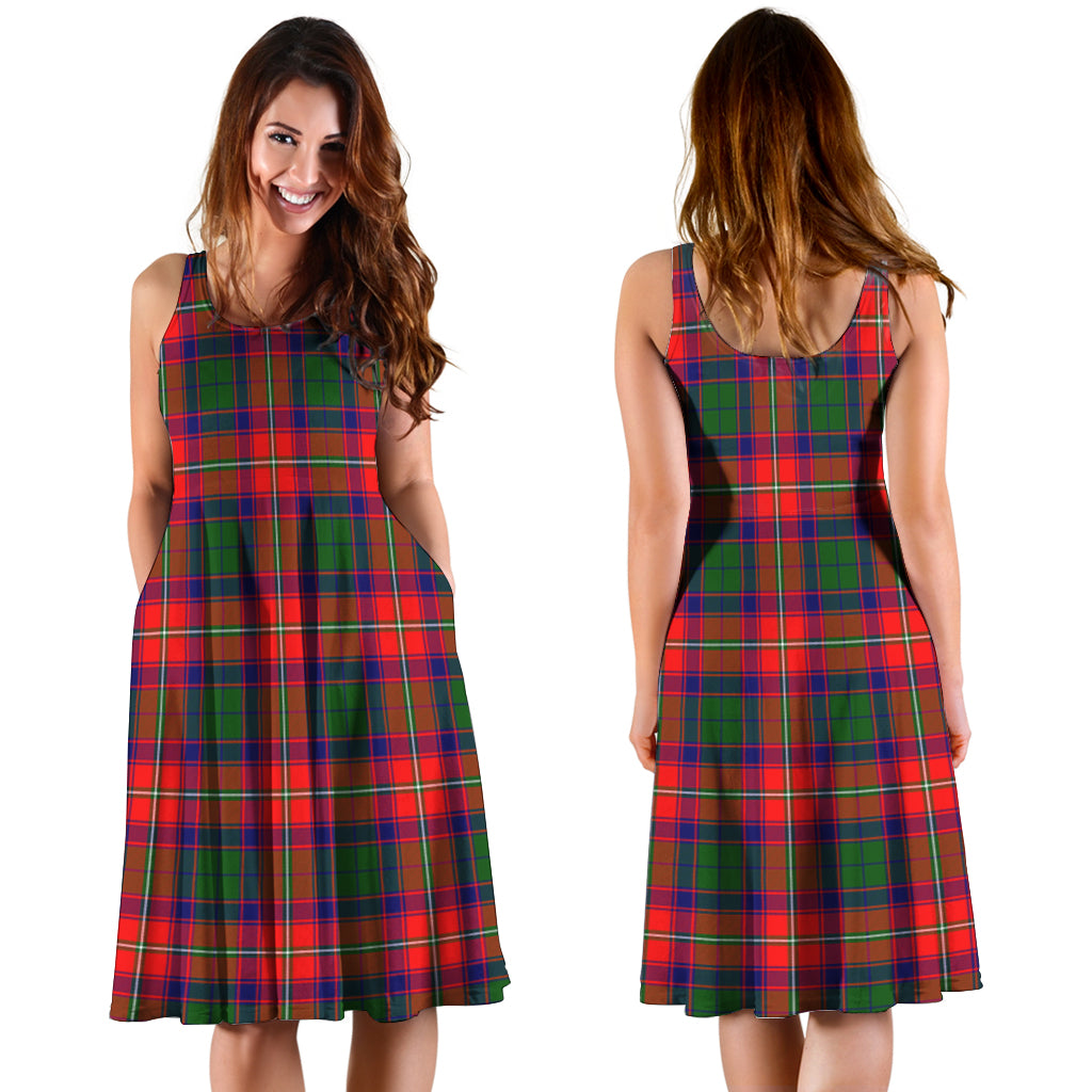 Wauchope Tartan Sleeveless Midi Womens Dress - Tartan Vibes Clothing