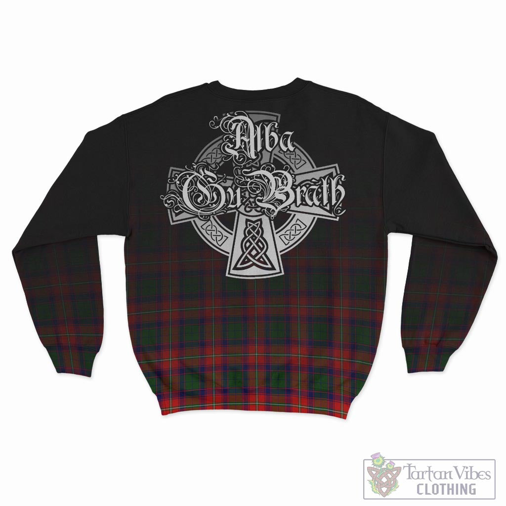 Wauchope Tartan Sweatshirt Featuring Alba Gu Brath Family Crest Celtic Inspired - Tartan Vibes Clothing