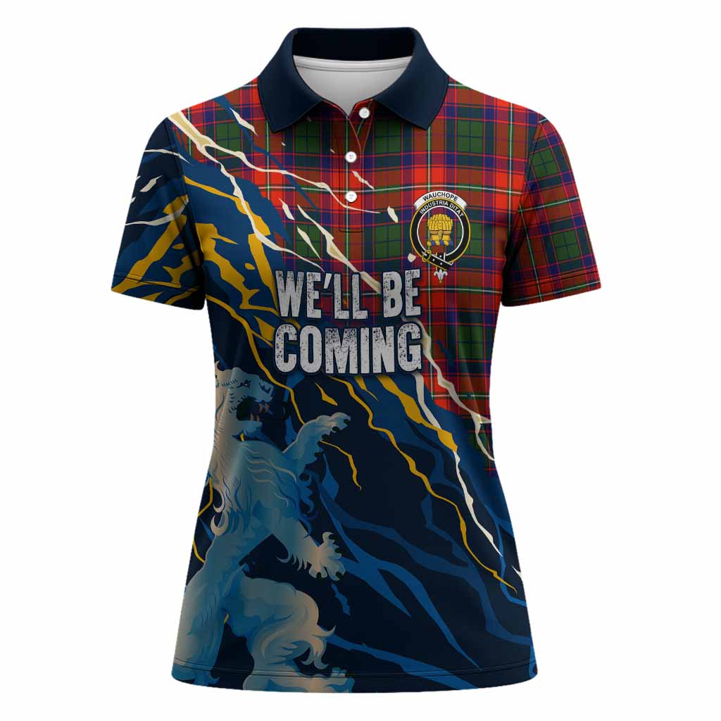Wauchope Scotland Tartan Women Polo Shirt WC2026 Football - We'll Be Coming