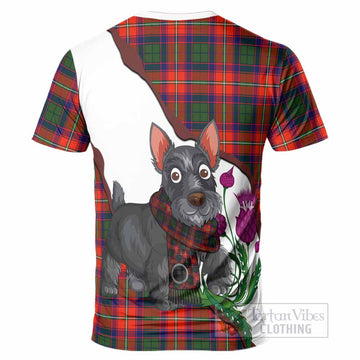 Wauchope Scottish Terrier Tartan Crest T-Shirt Thistle Heritage Art