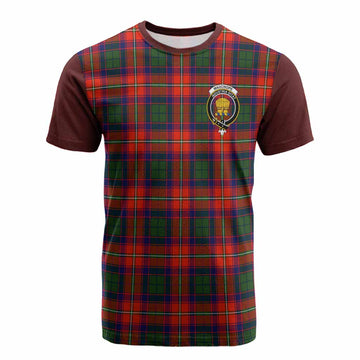 Wauchope Tartan Accent Cotton T-shirt with Family Crest