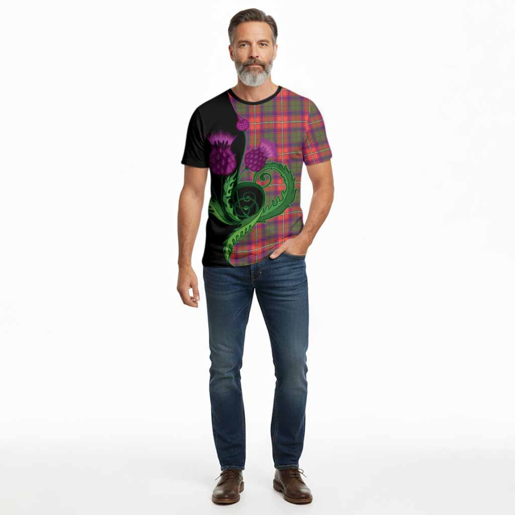 Wauchope Tartan Cotton T-shirt Traditional Scottish Thistle