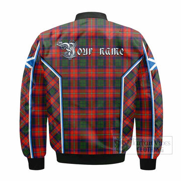 Wauchope Tartan Crest Bomber Jacket Scotland Coat of Arm Flag Style - Tartan Vibes Clothing