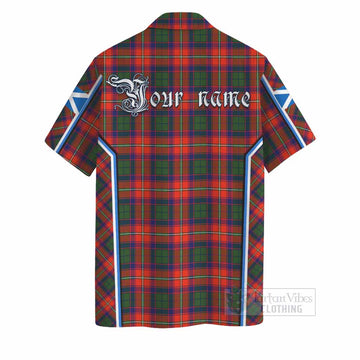 Wauchope Tartan Crest Hawaiian Shirt Scotland Coat of Arm Flag Style - Tartan Vibes Clothing
