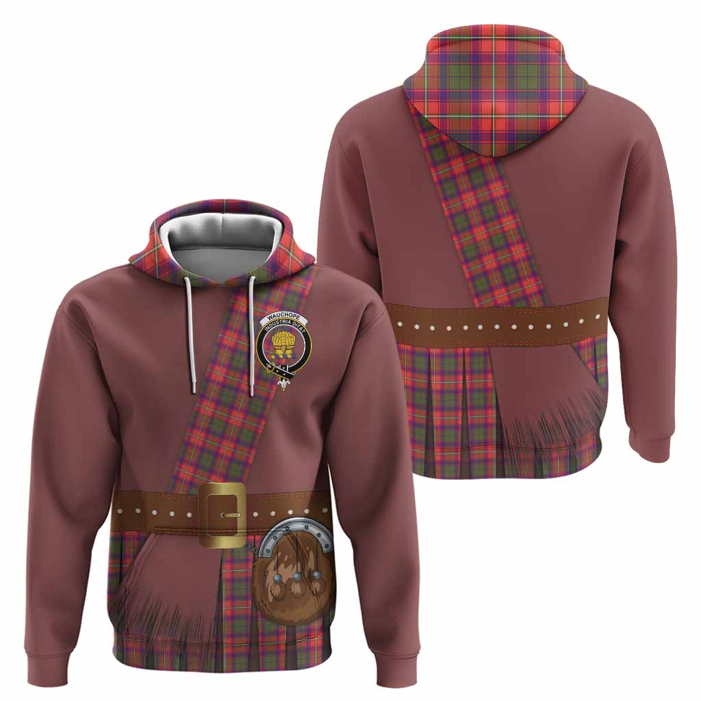 Wauchope Tartan Crest Hoodie Kilt Costume Style