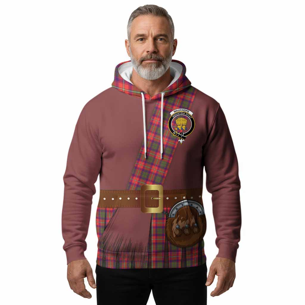 Wauchope Tartan Crest Hoodie Kilt Costume Style