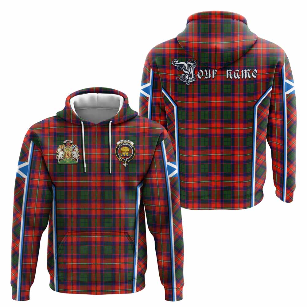 Wauchope Tartan Crest Hoodie Scotland Coat of Arm Flag Style - Tartan Vibes Clothing