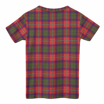 Wauchope Tartan Crest Kid T-shirt Ferocious Lion Style