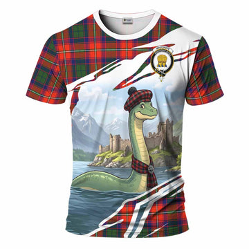 Wauchope Tartan Crest Loch Ness Monster Scottish Heritage Art T-Shirt