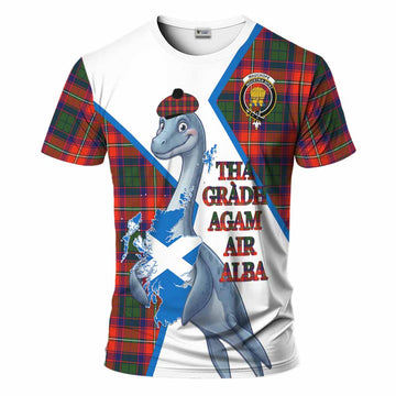 Wauchope Tartan Crest Loch Ness Monster T-Shirt Nessie Scottish Map Tha Gradh Agam Air Alba