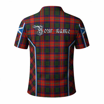 Wauchope Tartan Crest Polo Shirt Scotland Coat of Arm Flag Style - Tartan Vibes Clothing