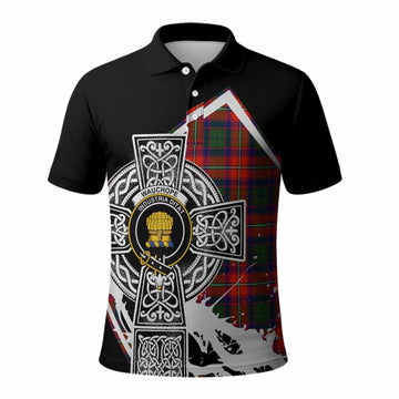 Wauchope Tartan Crest Polo Shirt Scottish Celtic Cross Heritage Kid - Tartan Vibes Clothing