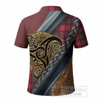 Wauchope Tartan Crest Polo Shirt Scottish Triskele Celtic