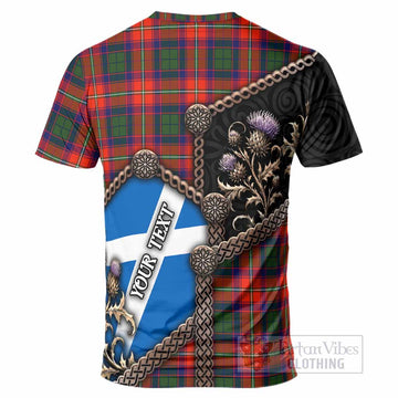 Wauchope Tartan Crest T-Shirt Scottish Thistle Loch Ness Monster