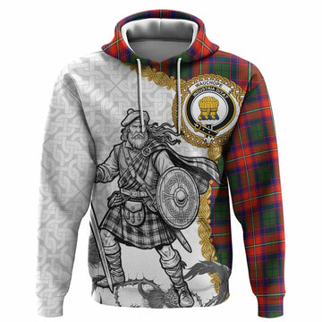 Wauchope Tartan Family Crest Hoodie Scottish Highland Warrior Celtic Knot Thistle