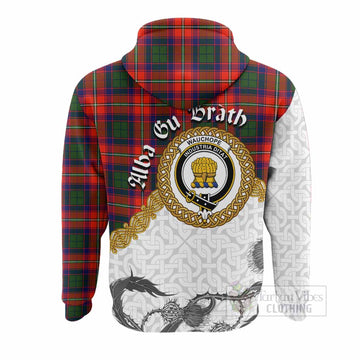 Wauchope Tartan Family Crest Hoodie Scottish Highland Warrior Celtic Knot Thistle