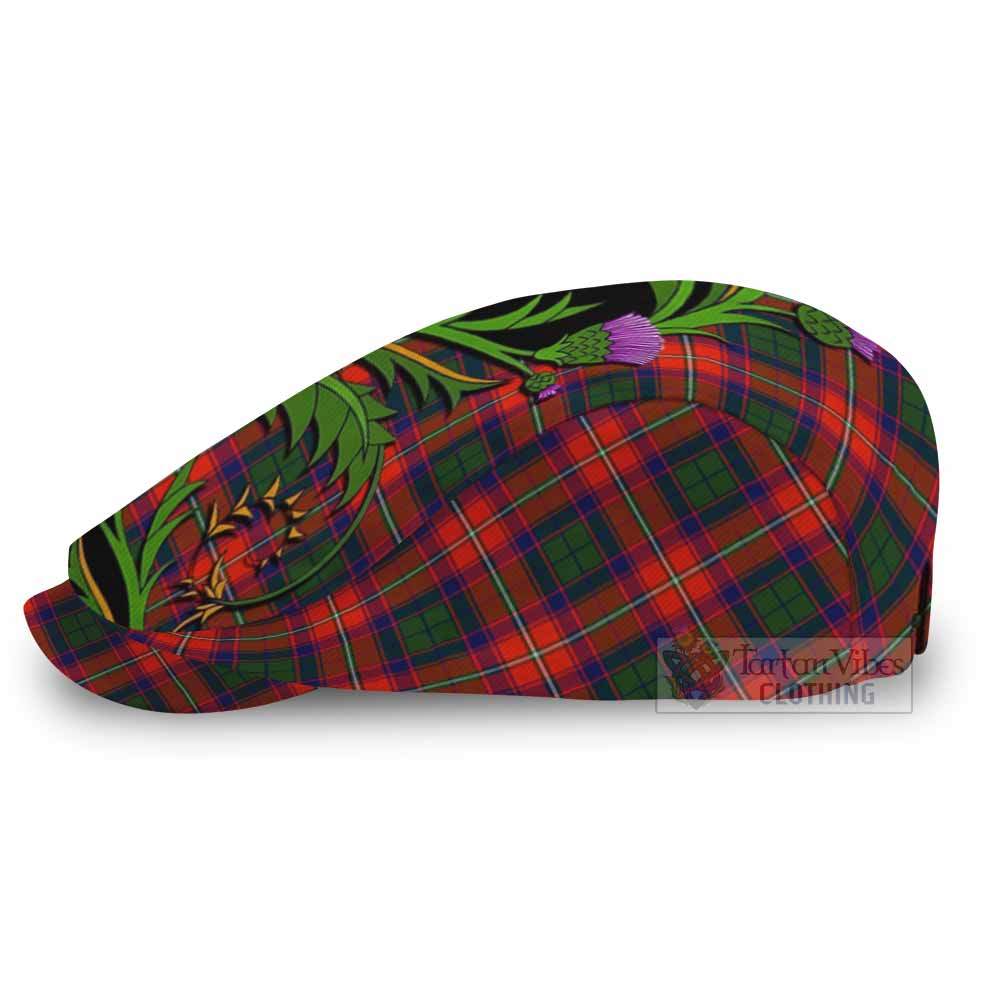 Wauchope Tartan Flat Cap, Jeff Cap Scottish Thistle Pride Heritage Art