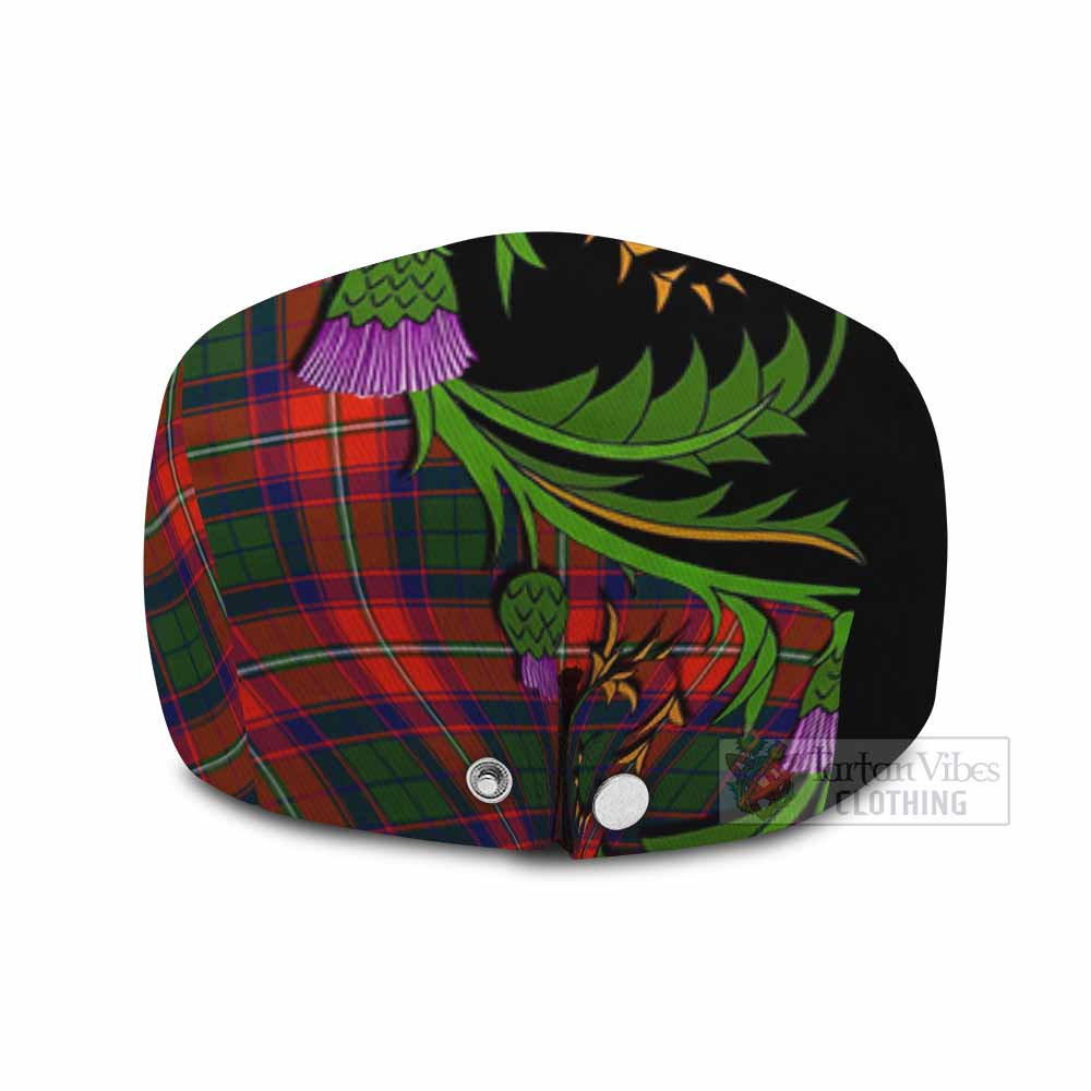 Wauchope Tartan Flat Cap, Jeff Cap Scottish Thistle Pride Heritage Art