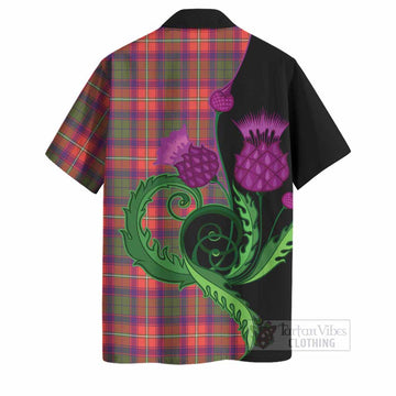 Wauchope Tartan Hawaiian Shirt Traditional Scottish Thistle