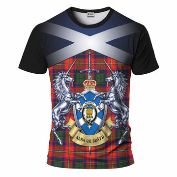 Wauchope Tartan T-Shirt Alba Gu Brath Unicorn Crest