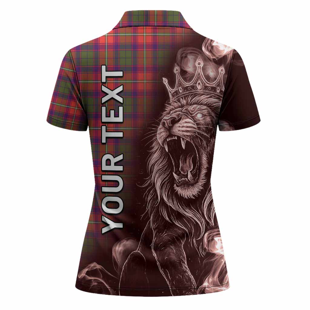Wauchope Tartan Women Polo Shirt Roaring Lion Heritage