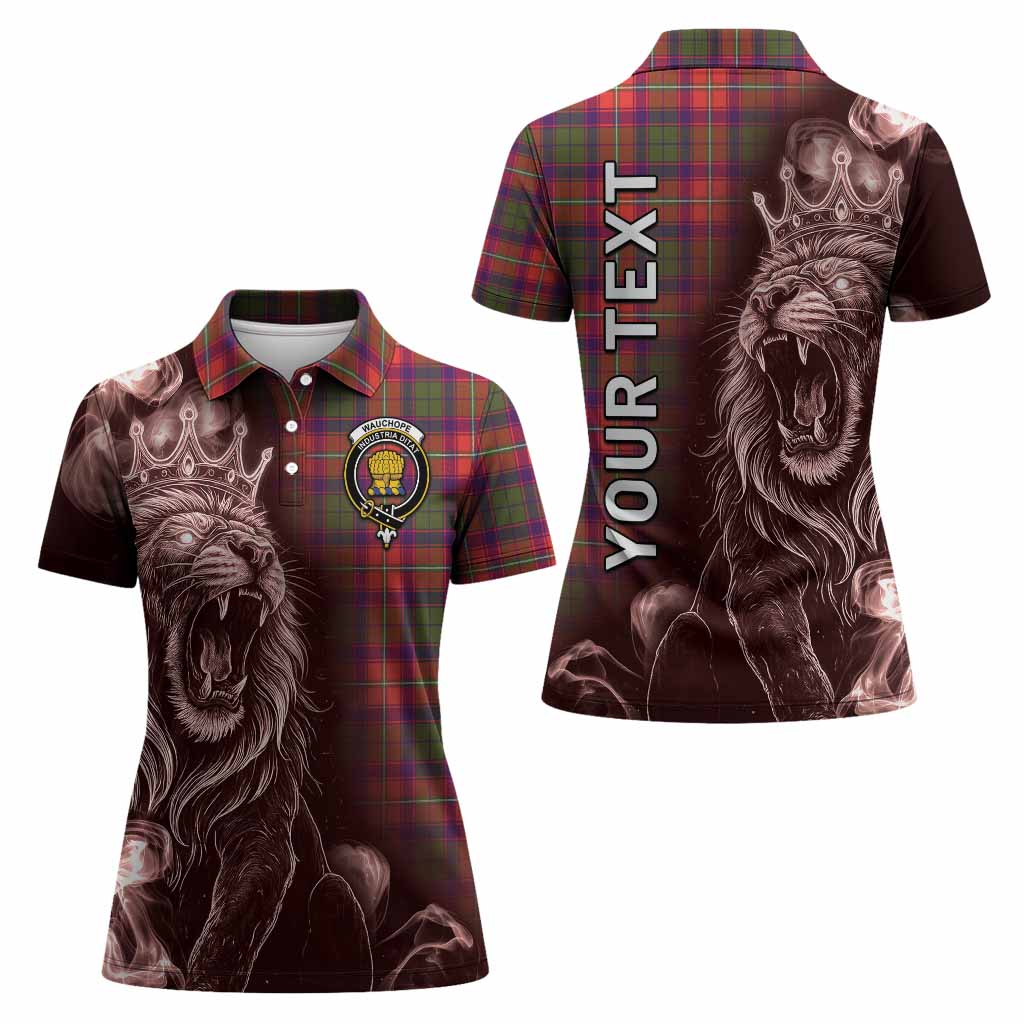 Wauchope Tartan Women Polo Shirt Roaring Lion Heritage