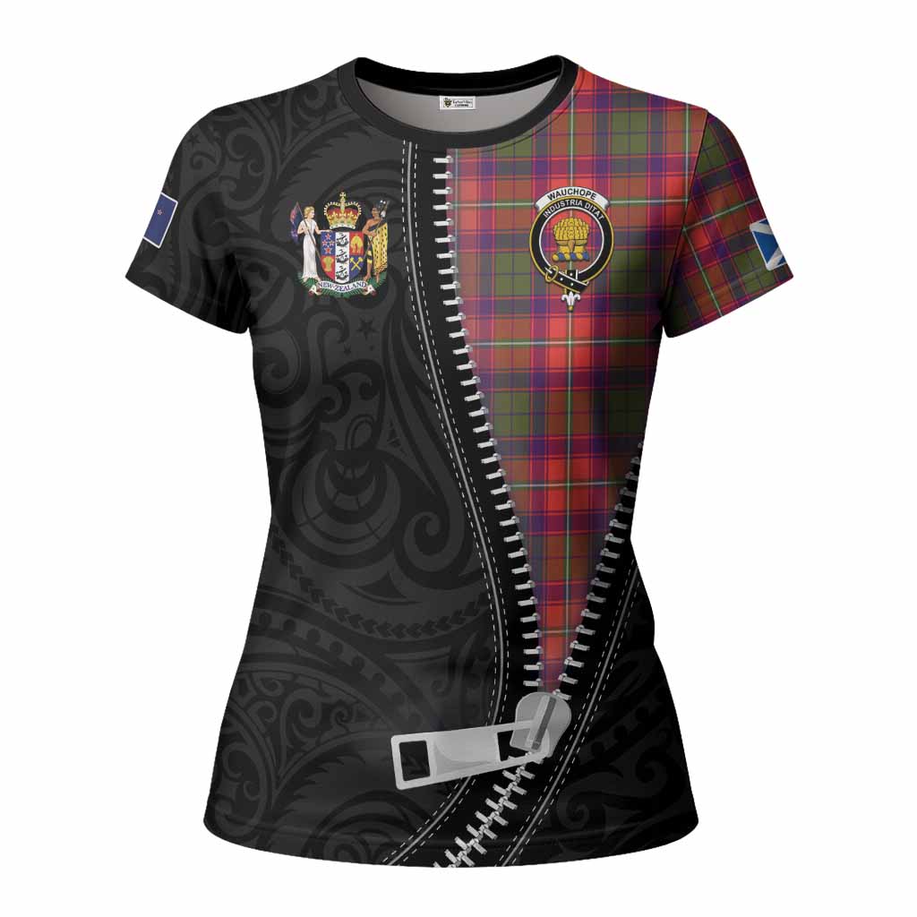 Wauchope Tartan Women T shirt New Zealand Pattern Unique Zipper Stylized
