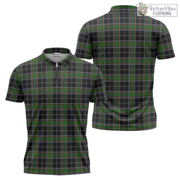 Webster Tartan Zipper Polo Shirt Unisex - Tartan Vibes Clothing