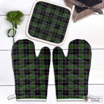 Webster Tartan Combo Oven Mitt & Pot-Holder Combo 2 Oven Mitt & 1 Pot-Holder Black - Tartan Vibes Clothing